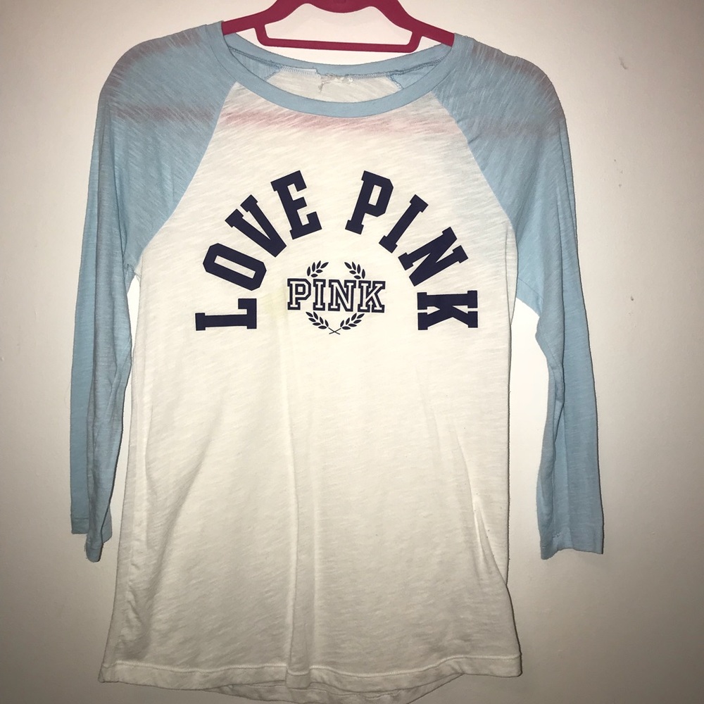 PINK baseball tee